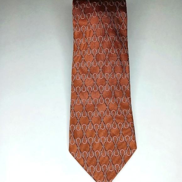 Gucci Silk Horsebit Pattern Necktie - Picture 2 of 6